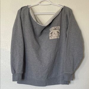 Bring The Noise Gray Graphic Sweatshirt